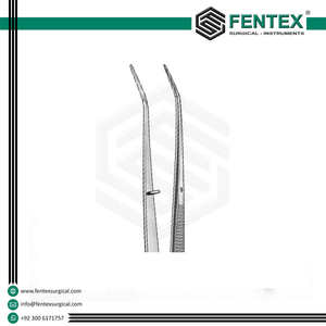 Pinzas Quirúrgicas Curvas Reutilizables de Acero Inoxidable para Uso Dental, para Aplicar Tejidos y Algodón - Product Image 3