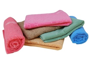 100% coton Jacquard Design Golf serviettes de plage Logo personnalisé imprimé couleur unie uni tissé de l'Inde - Product Image 3