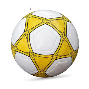 Ballon de football en PVC de haute qualité, nouveau design, taille personnalisée, léger, vente chaude avec logo, matériau en cuir - Product Image 1