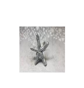 Soporte de anillo para servilletas de aluminio hecho a mano, diseño decorativo de mesa, para boda, fabricante de India, venta al por mayor - Product Image 2