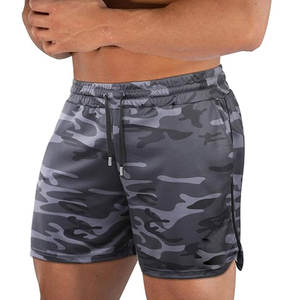 Pantalones cortos de gimnasio de malla estampada sublimada para hombre, pantalones cortos deportivos transpirables, pantalones cortos de entrenamiento atléticos de secado rápido - Product Image 1