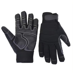 Gants mécaniques noirs industriels d'usine OEM vente en gros meilleure vente gants résistants gants de sécurité au travail - Product Image 1