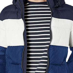 Chaqueta acolchada de ropa de invierno para hombre con patrón de Venta caliente, lona cómoda para exteriores con color sólido personalizado, chaquetas de hombre MOQ bajo - Product Image 4