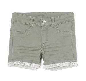 Short en jean coloré d'été à la mode Offre Spéciale avec dentelle pour femmes et filles Short en jean lavé à la mode - Product Image 1