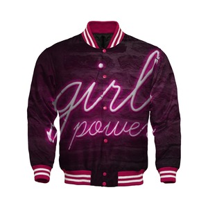 Nuevo diseño rosa cremallera OEM alta calidad al por mayor Premium personalizado a prueba de viento Universidad satén seda chaquetas para hombres - Product Image 3