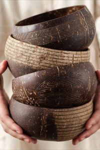 Tazón de masa de madera hecho a mano UNIQE rústico de alta calidad moderno para bodas Diwali ensaladas de frutas hechas a mano Vintage Farmhouse BOWL - Product Image 4