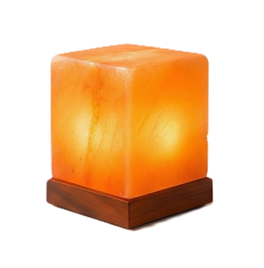 Lámpara de Sal del Himalaya 100% Auténtica Hecha a Mano, en Forma de Cubo Cuadrado, Decorativa, Natural de Pakistán, Decoración para el Hogar - Product Image 3