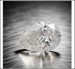 Diamant de laboratoire en forme de poire 0,52 ct CVD couleur E clarté VS1 certifié IGI très bon polissage emballage en vrac pour la fabrication de bijoux - Product Image 3