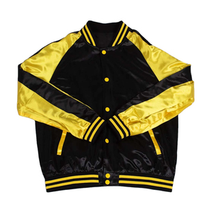 Veste de baseball réversible en satin de qualité supérieure pour hommes, taille plus, personnalisée - Product Image 6