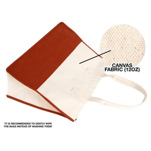 Grand sac fourre-tout en toile imperméable à grande capacité, décoré de fleurs, pour femmes - Sac de plage et de spa réutilisable pour le printemps et l'automne - Product Image 3