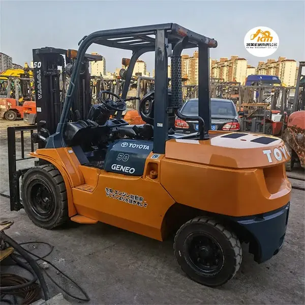 Original japan Toyota 50 Forklift 5 ton Forklift Used Hydraulic Forklift