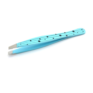 Pinzas Personalizadas de Acero Inoxidable con Punta Inclinada, Mini Pinzas Profesionales para Cejas con Etiqueta Privada Personalizada - Product Image 6