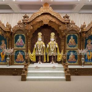 แบบจำลองวัดพุทธศาสนาอินเดียใต้ โกปูรัม ทำจากไม้สักแบบดั้งเดิม สามารถถอดประกอบได้ วัดหรูหราสำหรับบูชาพระรามคิรินธา ของตกแต่งบ้าน วัดอินเดีย สำหรับประเทศอังกฤษ - Product Image 6