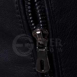 Chaqueta de moda de cuero de vaca de tacto suave de calidad fina para hombres Los mejores fabricantes OEM Chaqueta de cuero de moda de nuevo estilo - Product Image 6