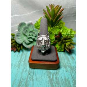 Handmade Navajo Sterling <b>Silver</b> <b>Ring</b> Boho Style Size 10.5 <b>Statement</b> Gemstone Inlay Everyday Wear - Product Image 1