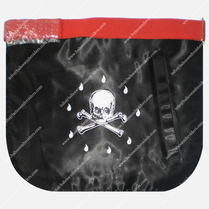 AASR Tablier en cuir de rite écossais unisexe 9e degré style arrondi pour adultes utilisation dans l'église - Product Image 2