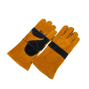 Gants en cuir résistants à la chaleur de 14 pouces Longs gants de soudage de sécurité pour soudeur - Product Image 6