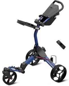 Voiture de golf électrique avec télécommande, Cybercart Caddy motorisé avec accessoires, porte-gobelet/porte-parapluie, roues anti-basculement/porte-téléphone - Product Image 1