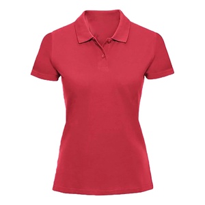 Camisas de Manga Corta para Mujer, Estilo Inglés, 100% Algodón, Corte Regular, Transpirables, Ecológicas, con Logotipo Grabado en Relieve en la Parte Delantera - Product Image 1