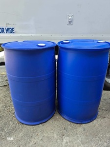 Fût cylindrique en PEHD bleu 200L, écologique, hermétique, durable, recyclable, pour emballage industriel de produits chimiques et alimentaires - Product Image 6