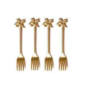 Juego de cubiertos dorados, cuchara de sopa y arroz, juego de cubiertos de acero inoxidable dorado, cubiertos elegantes para fiestas, hoteles y cenas elegantes - Product Image 2