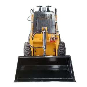 High Efficiency And High Quality New Condition Mini Skid Steer Track Loader Cheap Earth-Moving Crawler Loader For Home Use