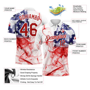 T-shirts pour hommes sublimation impression numérique polo t-shirt usine OEM haute qualité polo mode pour hommes col montant t-shirt graphique - Product Image 2