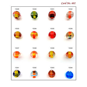 Cuentas de Vidrio Redondas de Alta Calidad Hechas a Mano para la Elaboración de Joyas y Producto de Moda a los Precios Más Bajos - Product Image 1