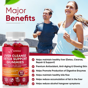 Vente flash : Gummies à la racine de betterave pour la détoxification du foie, soutien immunitaire, détoxification du foie biologique, soutien du foie à base de plantes, réparation et nettoyage des gummies - Product Image 6