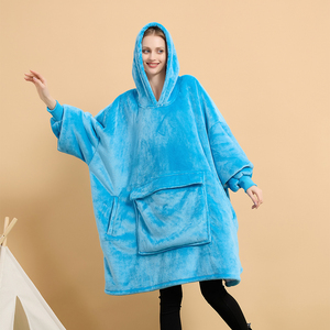 Manta de Sherpa de Poliéster con Capucha, Sudadera Manta Extra Grande para el Invierno - Product Image 6