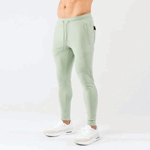 Venta al por mayor 100% algodón hombres Joggers pantalones Casual media cintura pantalones de chándal con capucha Private Logo Plain Running Workout Pantalones - Product Image 2