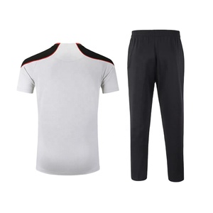 Custom Mens Summer Sports <b>T</b>-Shirt <b>Track</b> Pants Set Breathable Quick Dry Lightweight 100% Polyester Solid Elastic Waist Gym - Product Image 1
