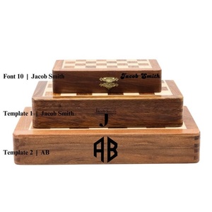 Juego de Ajedrez con Tablero de Madera 100% Hecho a Mano y Juego de Ajedrez de Tamaño Personalizado - Product Image 3