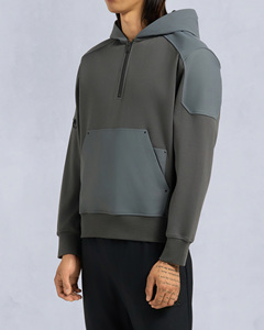Nouveau Musthave surdimensionné fermeture éclair poche avant à capuche pour hommes moderne vêtements décontractés à capuche confort mi-poids à capuche avec Logo personnalisé - Product Image 3