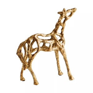 Girrafe Home Deocr Animal Lover Home Decoation Objeto de mesa Accent Furniture Gold Vintage Old Money Compra a granel Objeto decorativo - Product Image 2