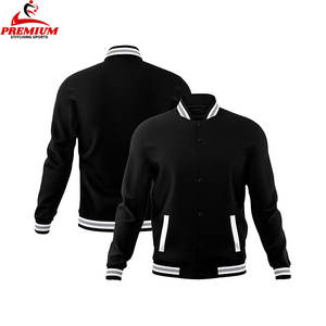 OEM American College Style Letterman chaqueta de poliéster personalizado béisbol invierno Logo Casual uniforme personalizado Varsity para hombres chaqueta - Product Image 5