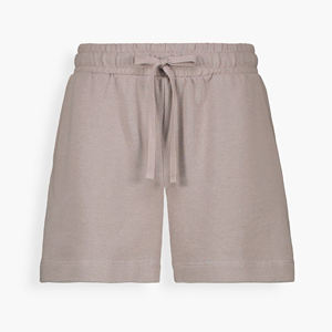 Short pour femme 100% Coton Polaire 350GSM Logo imprimé DTF personnalisé sans ficelles Short respirant pour femme - Product Image 3