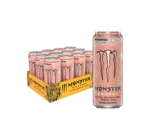 Bulk Wholesale Monsters Ultra Peachy Keen 24 Pack 500ml Cans Zero Calorie Peach Energy Drink With Taurine And B Vitamins - Product Image 4