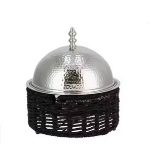 304 Grade Steel <b>Lid</b> and Mother of Pearl Handmade Metal Casserole Modern Design Hot <b>Pot</b> Food Warmer <b>with</b> High Quality Hotpot - Product Image 3