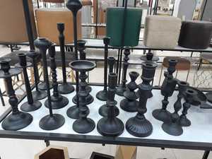 Premium Quality Black <b>Iron</b> Candle Holder Jar Hot Selling Wedding Decor for Christmas Parties Events <b>Other</b> Candle Holders Candle - Product Image 4