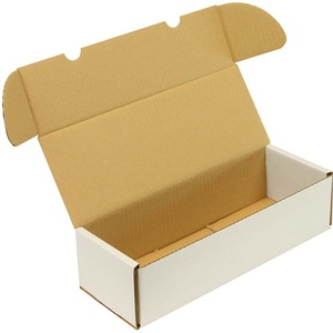 Single-Wall Corrugated Cardboard <b>Folding</b> <b>Box</b> Quality 1.20 B White Dimensions 308x112x80mm Packaged Units 100-TRANSPAK Packaging - Product Image 1