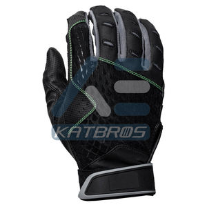 Gants de frappe de baseball en cuir de qualité supérieure disponibles en différentes couleurs Faible MOQ Gants de frappe de baseball - Product Image 4