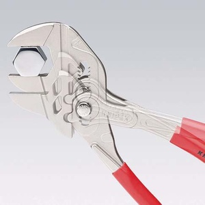 KNIPEX 150mm Pliers Wrench 27mm <b>Clamping</b> Width Chrome-Plated with Plastic Coating - Product Image 6