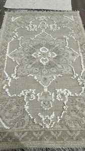 Modern Wool Loop Pile Rug Set | Handmade in India | Zero Pile Flat Weave with Solid Colors for Home Decor - Product Image 3