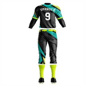 Uniforme de béisbol personalizado para hombre, sudadera transpirable de malla con estampado de transferencia de calor, conjunto de Jersey de béisbol de talla grande - Product Image 2