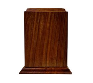 Handmade European Style Wooden Urn <b>Box</b> <b>for</b> Human Ashes & <b>Pet</b> <b>Memorial</b> Leakproof Cremation Urn with High Gloss Varnish Finish - Product Image 1