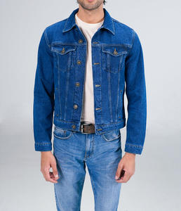 High Quality Solid Color Plus Size Casual Stylish Jeans Jackets Coats Men's Denim Jacket Wholesale Price - Product Image 2