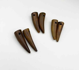 Boutons à bascule en corne de buffle faits à la main pour vêtements - Product Image 4