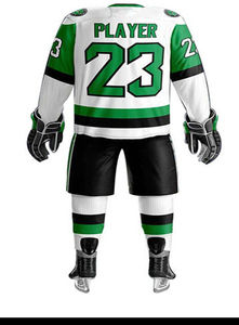 ยูนิฟอร์มฮ็อกกี้น้ำแข็งชุดฮ็อกกี้ทำจากโพลีเอสเตอร์น้ำหนักเบาผลิตจากโรงงาน - Product Image 5