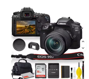 NOUVEAU Appareil photo original avec objectif 18-135 mm, étui rembourré, carte mémoire et plus encore - Kit de démarrage - Product Image 1